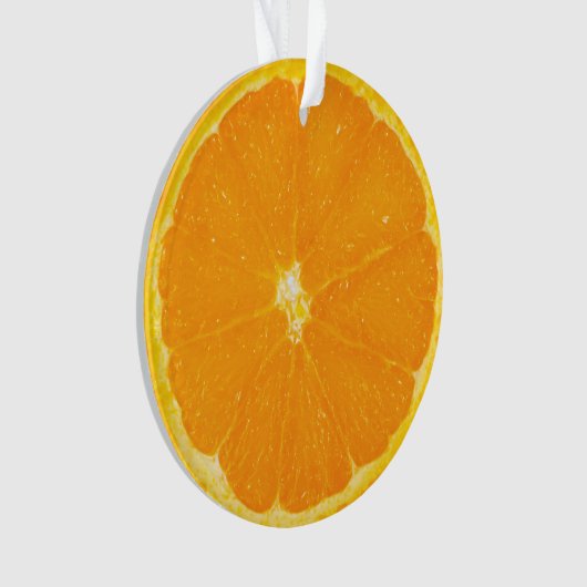 Oranje slice ornament (voorkant)