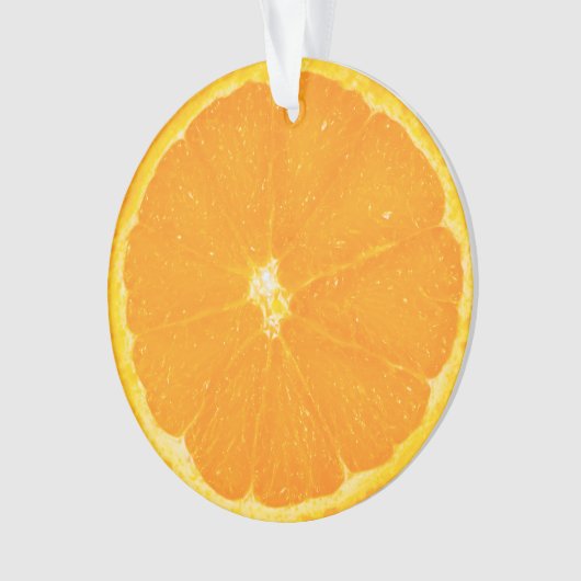 Oranje slice ornament (voorkant)