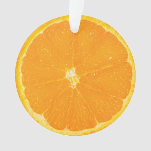 Oranje slice ornament (voorkant)