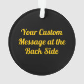 Oranje slice ornament (achterkant)