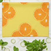 Oranje slice-patroon theedoek (Gevouwen)