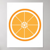 Oranje slice poster (Voorkant)