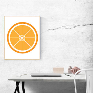 Oranje slice poster