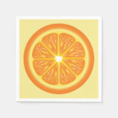 Oranje slice servet (Voorkant)