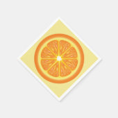 Oranje slice servet (Hoek)