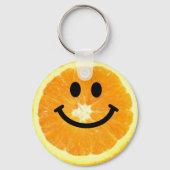 Oranje slice sleutelhanger (Voorkant)