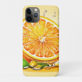 Oranje slice splash Case-Mate iPhone case