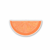 Oranje Slice-Sticker Sticker (Voorkant)
