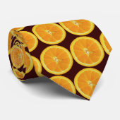 ORANJE SLICE-STROPDAS STROPDAS (Opgerold)