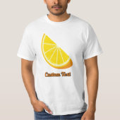 Oranje slice t-shirt (Voorkant)