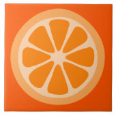 Oranje slice tegeltje (Voorkant)