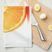 Oranje slice theedoek (Quarter Fold)