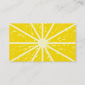 Oranje slice visitekaartje (Achterkant)