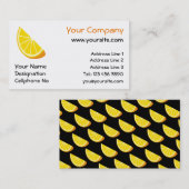 Oranje slice visitekaartje (Voorkant / Achterkant)