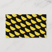 Oranje slice visitekaartje (Achterkant)