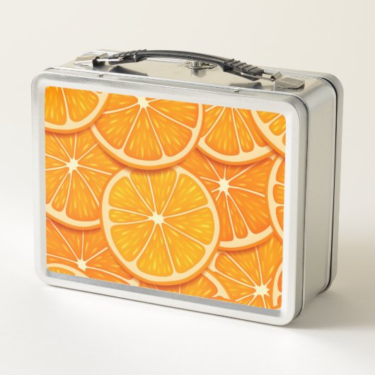 Oranje Slices Metal Lunch Box (Achterkant)