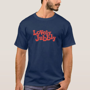 Oranje slogan t-shirt met liefdadige Jubble-tekst