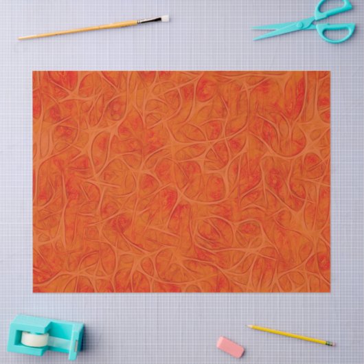 oranje slurptispapier tissuepapier (Craft)