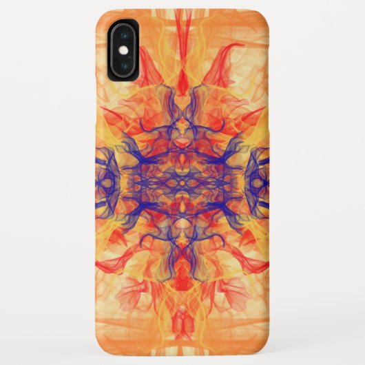 ORANJE SMOKE - Fractal Art - Hoesje-Mate iPhone Ca Case-Mate iPhone Case (Achterkant)