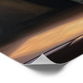 Oranje Snapdragon Flowers Art Print Poster (Hoek)