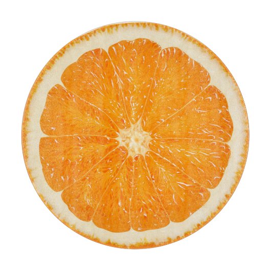 Oranje snijbord van citrusvruchten snijplank (Voorkant)