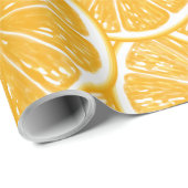 Oranje snijdpatroon ontwerp cadeaupapier (Rol Hoek)