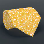 Oranje snijdpatroon ontwerp stropdas<br><div class="desc">Oranje plakken naadloos patroon gemaakt in Illustrator.</div>