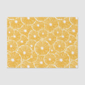 Oranje snijdpatroon ontwerp tissuepapier (Voorkant)