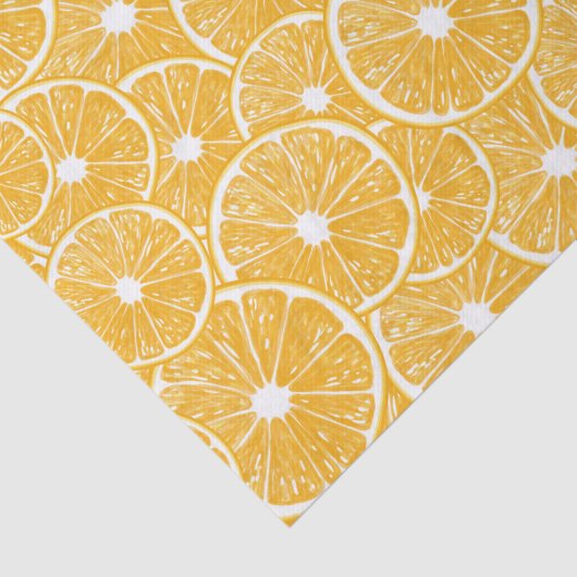 Oranje snijdpatroon ontwerp tissuepapier (Detail)