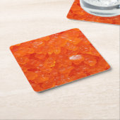 Oranje Snoepjes buffet Kartonnen Onderzetters (Schuin)