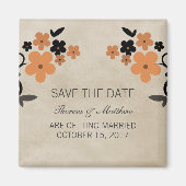 Oranje snoepjes opslaan Magnet (Voorkant)