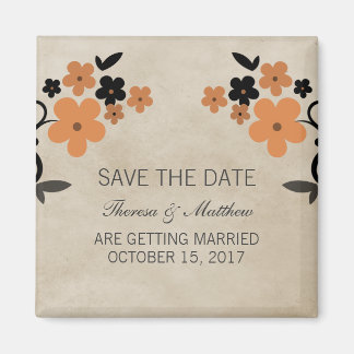 Oranje  snoepjes opslaan Magnet