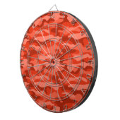 Oranje Soda Monocolor Camo Baseball Dartbord (Voorkant Rechts)