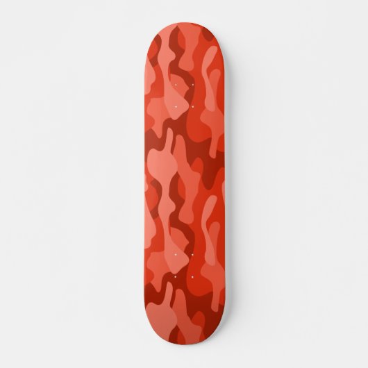 Oranje Soda Monocolor Camo Baseball Persoonlijk Skateboard (Voorkant)