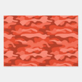 Oranje Soda Monocolor Camo Inpakpapier Vel (Voorkant)
