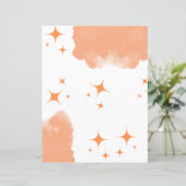 Oranje Sonic-Briefpapier (Staand voorkant)