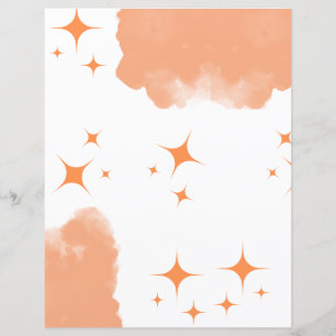 Oranje Sonic-Briefpapier