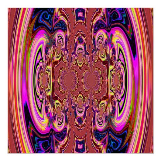 Oranje spectaculair perfect Poster (Voorkant)