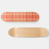 Oranje speldenstang persoonlijk skateboard (Horizontaal)