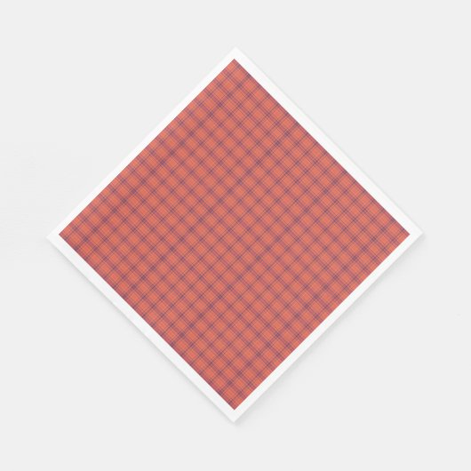 Oranje speldenstang servet (Hoek)