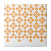 Oranje speldenstang tegeltje (Voorkant)