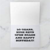 ORANJE SPIEGELAUTO  GREETTE BIRTHDAY-KAART BEDANKKAART (Binnen)