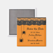 Oranje spinnen en kant sparen de datummagneet magneet (Voorkant / Achterkant)