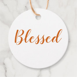 Oranje spion in de moderne Thanksgiving Bedankjes Labels