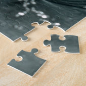 Oranje Splash-fotopuzzel Legpuzzel (Zijkant)