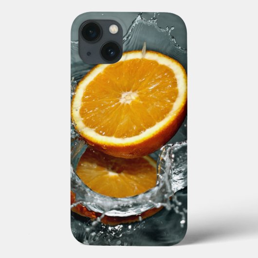 Oranje Splash iPad-draagtassen Case-Mate iPhone Case (Achterkant)