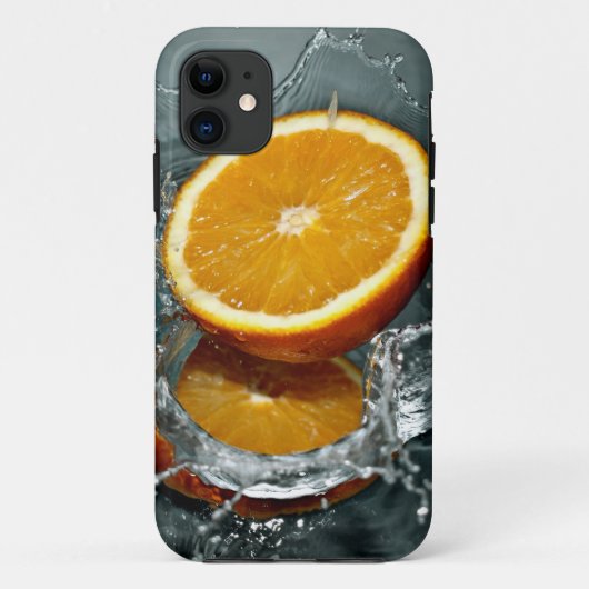 Oranje Splash iPhone-gevallen Case-Mate iPhone Case (Achterkant)
