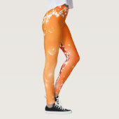 Oranje Splash Leggings (Rechts)