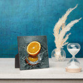 Oranje Splash plaque Fotoplaat (Insitu)