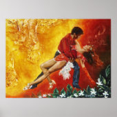 Oranje Splash Poster (Voorkant)